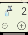 UpMoji screenshot on Apple Watch with water glass emoji